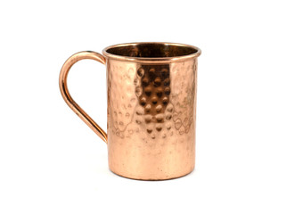 Shiny copper Moscow Mule mug