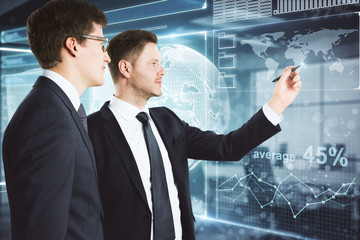 Aufkleber - Future and finance concept