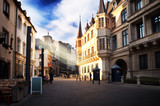 Fototapeta Londyn - Luxembourg city - Duke's Palace on a sunny day