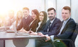 © ASDF - business team sitting at Desk in the conference room