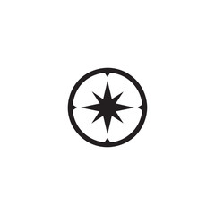 Wall Mural - compass icon. sign design