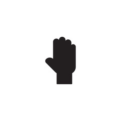 Sticker - hand icon. sign design