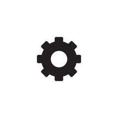 Poster - gear icon. sign design