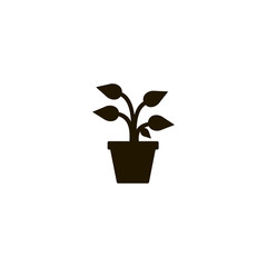 Wall Mural - plant icon. sign design