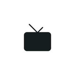 Sticker - tv icon. sign design