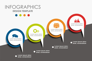 Infographic template. Vector illustration. Can be used for workflow layout, diagram, business step options, banner.