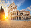 Coliseum or Flavian Amphitheatre (Amphitheatrum Flavium or Colosseo), Rome, Italy.  