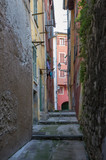Fototapeta Przestrzenne - Street the old town of Nice