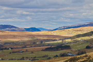 Sticker - Snowdonia landscape in winter