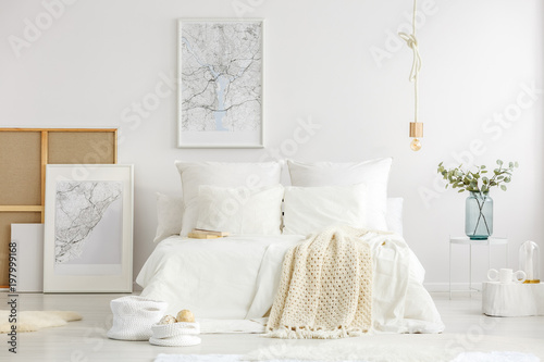 White Minimalist Master Bedroom Interior Buy This Stock Photo And Explore Similar Images At Adobe Stock Adobe Stock,Experimental Research Design Sample Thesis