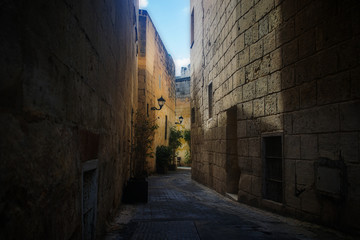 Wall Mural - A Typical old Alleway in Birkirkara, Malta