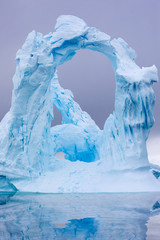 Ice Formation in Antarctica. Just beyond the Gerlache Straits is where this Ice Garden exists