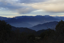 Morning Time View  Of Anapurna Area On Poon Hill 3210 Msl, Nepal