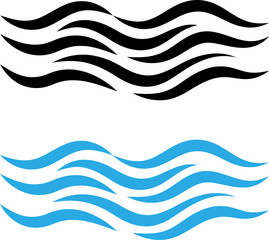 Water Wave Icon, Water Wave Sign