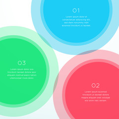 Poster - abstract vector colorful circle diagram background