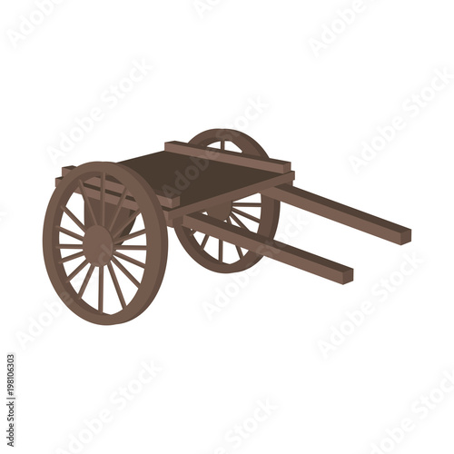 Fotografía handcart transportation delivery service equipment