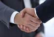 © ASDF - close up of two young male business partner shake hand