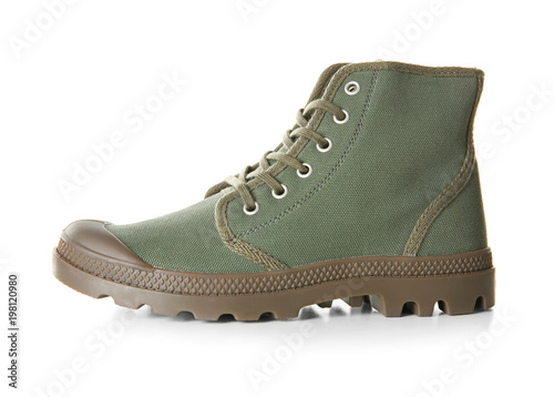 Cuadros en Lienzo Trendy shoe on white background
