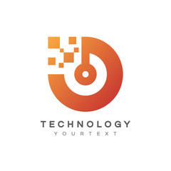 Poster - technology logo design