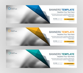 Wall Mural - abstract web banner design background or header templates