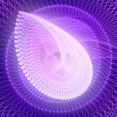 Aufkleber - Abstract background with futuristic geometric surface. 3d rendering