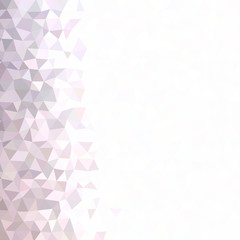 Poster - Retro geometric gradient triangle background - vector graphic