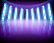 © silvae - Lighting effects on the stage. Vector illustration.