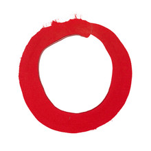A Painted Simple Red Circle Background