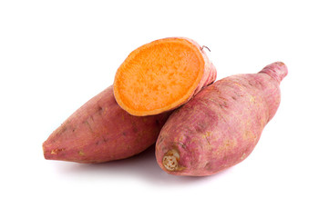 Wall Mural - isolated sweet potato