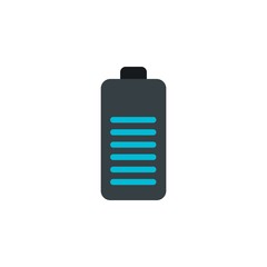 Poster - phone battery, phone charge flat vector icon. Modern simple isolated sign. Pixel perfect vector  illustration for logo, website, mobile app and other designs