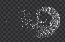 Stars Twisted In Swirl Or Vortex