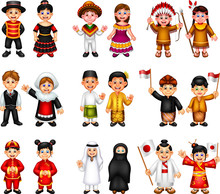 Funny Traditional Costume In The World Cartoon