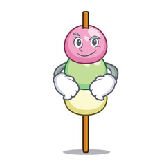 Poster - Smirking dango character cartoon style