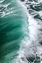 View Of Wave Splashing In The Ocean