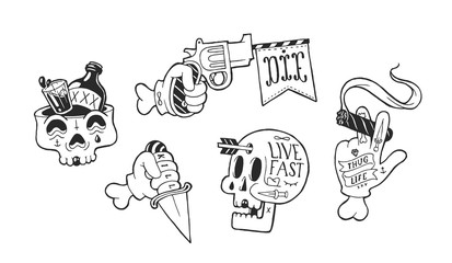 Strange Skater Stickers