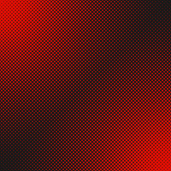 Poster - retro halftone dot pattern background - abstract vector graphic from red circles in varying sizes