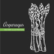 asparagus isolated