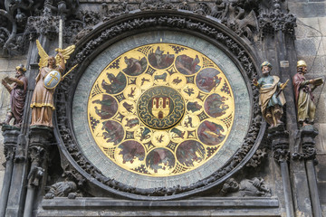 Wall Mural - Astronomical Clcok Town Hall of Prague, Czech Republic