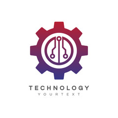 technology logo design