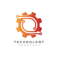 technology logo design