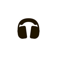 Poster - headphone icon. sign design