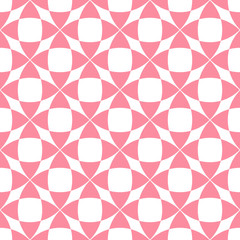 Wall Mural - Vector seamless pink geometric pattern