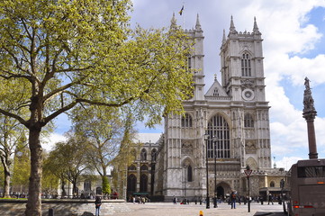 Canvas Print - westminster abbey, london, united kingdom of great britain and northern ireland