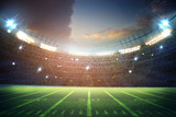 Fototapeta Sport - American Soccer Stadium 3d rendering