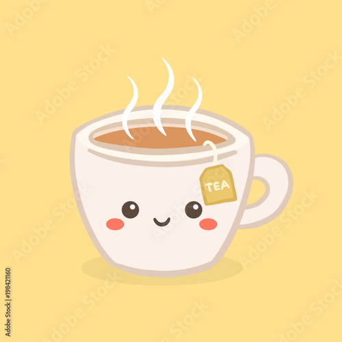 Vector Illustration Cute cartoon cup of coffee2. Stock Vector Illustration Cute cartoon cup of coffee2. Stock