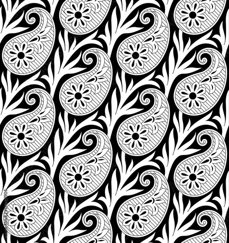 Black and white pattern fabric. The biggest choice of patterns.