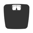 Vector bathroom weight scale icon
