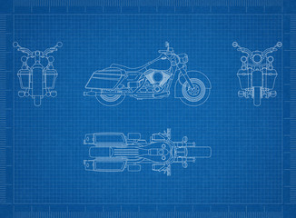 motorcycle blueprint