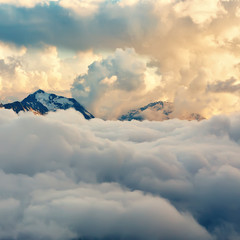 Wall Mural - scenic alpine landscape