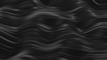 Abstract Black Rubber Waves